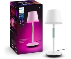 Philips Hue Baltas &amp; Color Ambiance Go nešiojama stalinė lempa balta