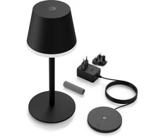 Philips Hue Go nešiojama stalinė lempa, juoda