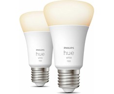 „Philips Hue“ išmaniųjų lempų sudėtinė pakuotė, balta, E27, 1100 lm, 2 PACK