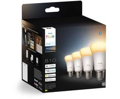 „Philips Hue WA 810 A60 4P EU“ | E27 | 6 W | Nuo šiltos iki vėsios baltos šviesos | „Bluetooth“ ir „Zigbee“