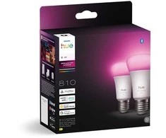 Philips Hue Baltas and color ambiance Inteligentna żarówka A60 E27 - 810 | 2 vnt.
