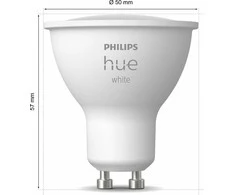 Philips Hue Smart Spotlight | GU10 | 4,2 W | Minkštos šiltos baltos