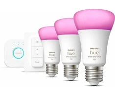 „Philips Hue“ pradinis rinkinys, balta ir spalvota atmosfera, E27