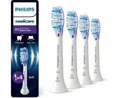 4 dalių šepetėlių galvučių pakuotė Philips Sonicare Premium Gum Care HX9054/87