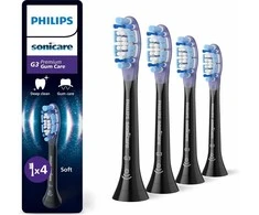 4 dalių šepetėlių galvučių pakuotė Philips Sonicare Premium Gum Care HX9054/88