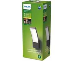 Philips Splay -seinävalaisin, antrasiitti, 2700K