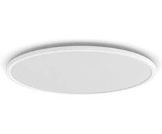 Plafoniera LED pentru exterior Philips SuperSlim, 15W, 1300 lm ,luminacalda (2700K), IP54, 25 cm, Alb