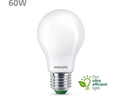Signify „Philips Classic LED-A-Label“ lempa 60 W E27 matinė neutrali balta