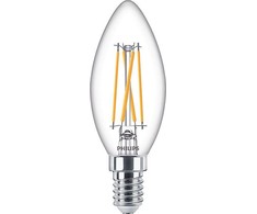 „Philips Warm Glow“ LED žvakė, E14, 470 lm, 2200–2700 K, reguliuojamas pritemdymas