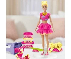 Barbės raukinukų ir kaspinėlių rinkinys PLAY-DOH Barbie