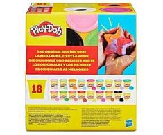 PLAY-DOH Mielikuvitus muovailuvahasetti, 18 purkkia