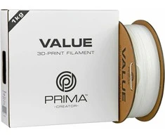 PrimaCreator PrimaValue PLA+ 1.75 mm 1kg - Baltas