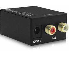 ProCaster DAC-01 v2 -D / A keitiklis, S / PDIF -> stereo RCA