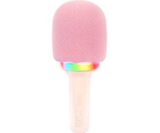ProCaster Popstar karaokemikrofoni kaiuttimella, pinkki