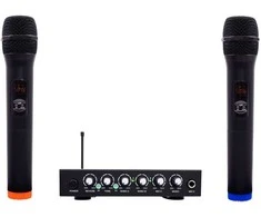ProCaster Tempo karaokemikseri kahdella langattomalla mikrofonilla