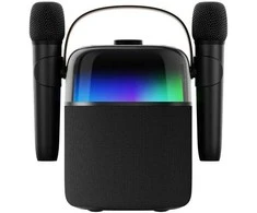 ProCaster Upbeat karaokekaiutin kahdella mikrofonilla