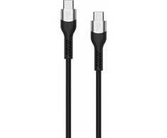Stanley Profinity USB-C - USB-C -latauskaapeli, punottu, musta, 2 m