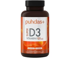 Puhdas+ Vahva D3-vitamiini 125 µg, 120 kaps
