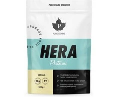 Puhdistamo Athletics Heraproteiini Vanilja -proteiinijauhe, 500g