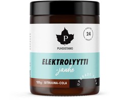 Puhdistamo elektrolyyttijauho, sitruuna-cola, 120 g