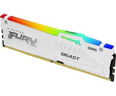 RAM „Kingston KF564C32BWEA-32“ 32 GB 6400 MT/s DDR5 CL32 DIMM FURY Beast Baltas RGB EXPO | „Kingston“
