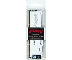 RAM Kingston KF560C30BWEA-32 32GB 6000MT/s DDR5 CL30 DIMM FURY Beast Baltas RGB EXPO | Kingstonas