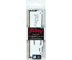 RAM Kingston KF564C32BWEA-16 16GB 6400MT/s DDR5 CL32 DIMM FURY Beast Baltas RGB EXPO | Kingstonas