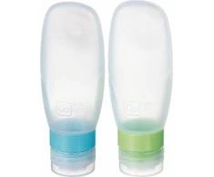 Rankšluostis GoTravel Squeezy Bottles -matkapullosetti, 2-osainen