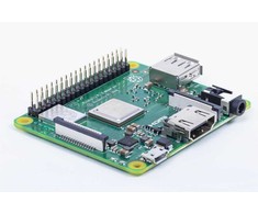 Raspberry Pi 3 modelis A + - vienos plokštės kompiuteris