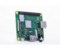Raspberry Pi 3 modelis A + - vienos plokštės kompiuteris