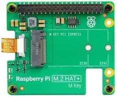 Raspberry pi M.2 Hat+ laajennuskortti