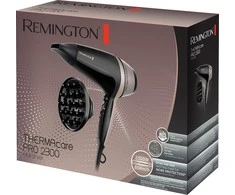 Remington | Plaukų džiovintuvas | Thermacare PRO 2300 D5715 | 2300 W | Number of temperature settings 3 | Ionic function | Diffuser nozzle | Juodas