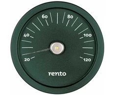 Home4You Pirties termometras RENTO Juodas, D15x2cm