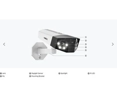 Reolink – Duo 2 PoE (P730) 4K Outdoor PoE Camera – Baltas