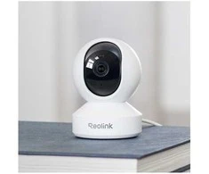 Reolink E serijos E330 – 4 MP vidinė apsaugos kamera, asmenų / augintinių aptikimas, automatinis sekimas, 2,4 / 5 GHz „Wi-Fi“, dvipusis garsas, IP apsaugos kamera, vidaus ir lauko, laidinė ir belaidė, „Google Assistant“, vidinė, 2400–5000 MHz
