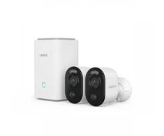 Reolink namų šakotuvas + 2x „Argus 3 Ultra“ su 64 GB 4K | 8 MP | Baterija | IP65