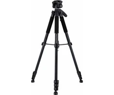 „Rollei“ – kompaktiškas keliautojo trikojis Nr. 2 – aliuminio – 43,5 cm pakuotės dydis, 44 cm minimalus aukštis, 180 cm maksimalus aukštis