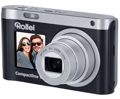 Rollei Compactline 12102, 64 MP, 9200 x 6900 pikselių, CMOS, 12x, 4K Ultra HD, Juodas
