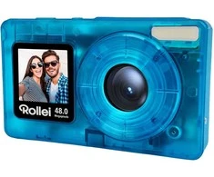 Rollei Compactline 12098, 48 MP, 8000 x 6000 pikselių, CMOS, 4K Ultra HD, 103 g, Mėlyna