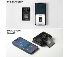 Rolling Square AirCard Tracker veikia su Apple Find my | „Skaitmeninė vizitųkartė“.