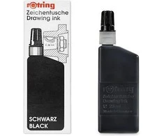 Rotring Rapidograph piešimo tušas 23 ml, juodas - S0194660