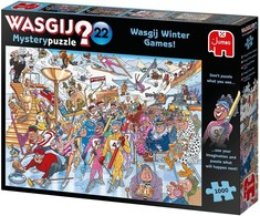 Dėlionė Wasgij – Mystery 22 – Žiemos žaidynės! (1000 vienetų)