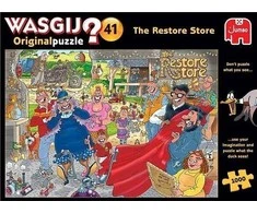 Dėlionė Jumbo PIECES „Wasgij“ – originalus – Nr. 41 – „Restore Store“ (1000 vnt.) (JUM5020)