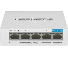 Šakotuvas Switch Keenetic PoE Switch 5 KN-4610-01-EU Switch