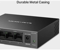 Šakotuvas Mercusys 5-port Gigabit Desktop Switch | MS105GS | Nevaldomas | Darbalaukis | Gigabit Ethernet (vario) jungtys kiekis 5