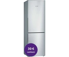 Šaldytuvas Bosch KGV36VLEAS Serie 4 jääkaappipakastin, teräs