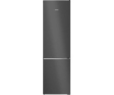Šaldytuvas Siemens KG39N4X1F iQ500 jääkaappipakastin, harjattu musta teräs, anti fingerprint, 2m