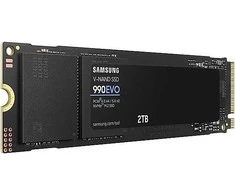 Kietasis diskas Samsung 990 EVO, 2000 GB, Rašymo greitis 4200 MB/s, Skaitymo greitis 5000 MB/s