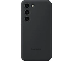 Samsung Galaxy S23 Smart View piniginės dėklas Juodas