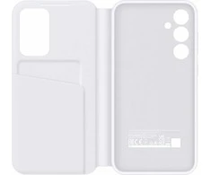 ZS711CWE Smart View piniginės dėklas Samsung Galaxy S23 FE, Baltas